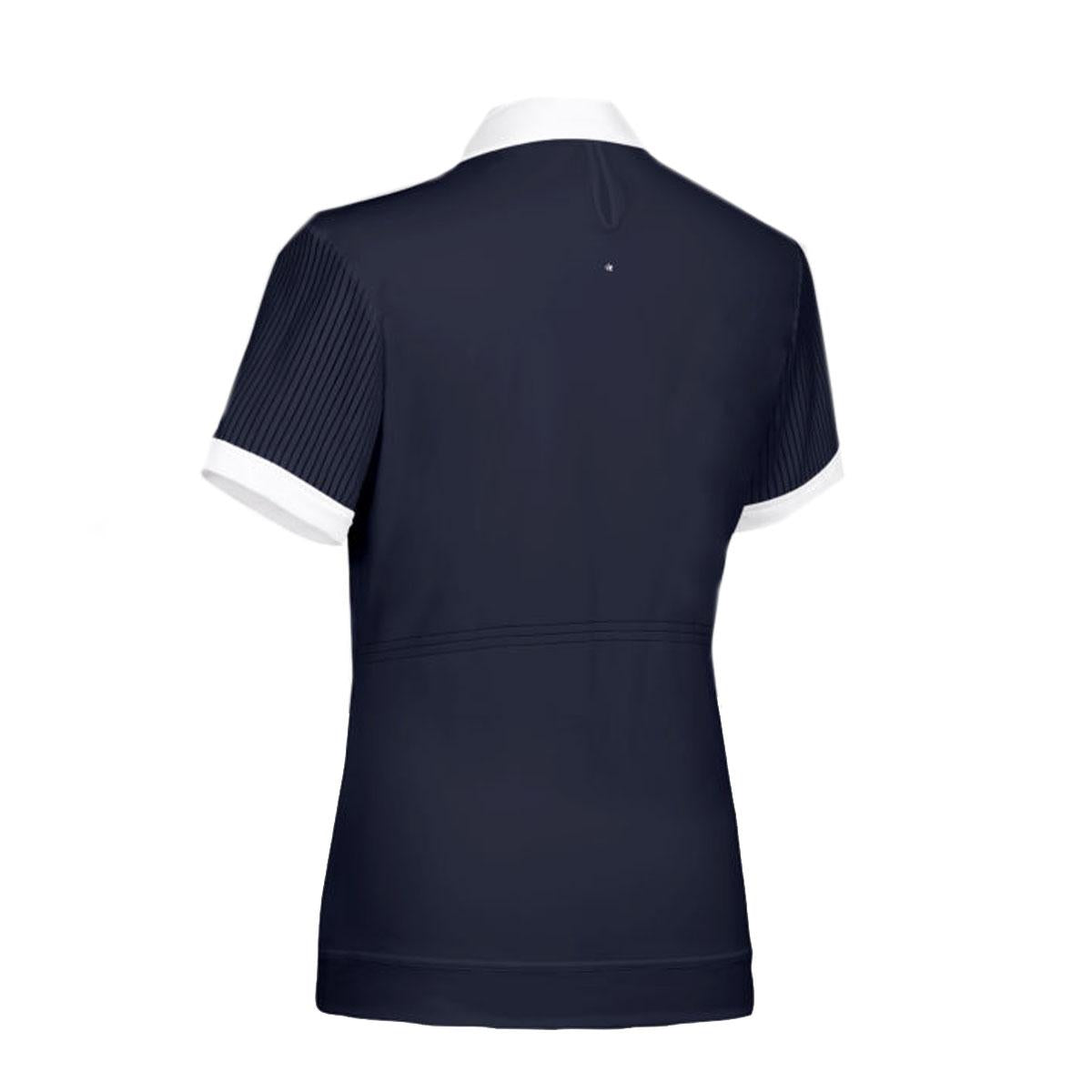 POLO DA COMPETIZIONE DONNA MANICA CORTA MOD. APOLLINE SAMSHIELD 09SS-SS-SHIRT NAVY SAMSHIELD 