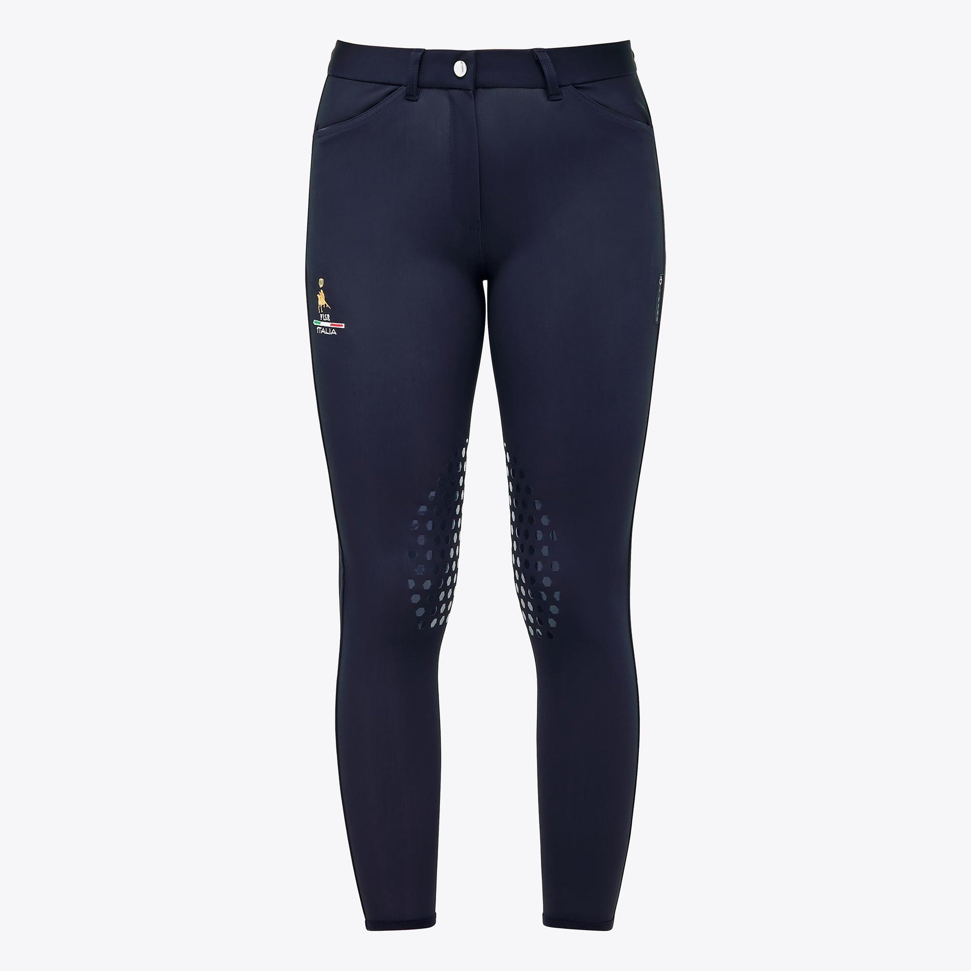 PANTALONI DONNA JUMPING FISE 28CT-LFPAD06JE181 7901BLU CAVALLERIA TOSCANA