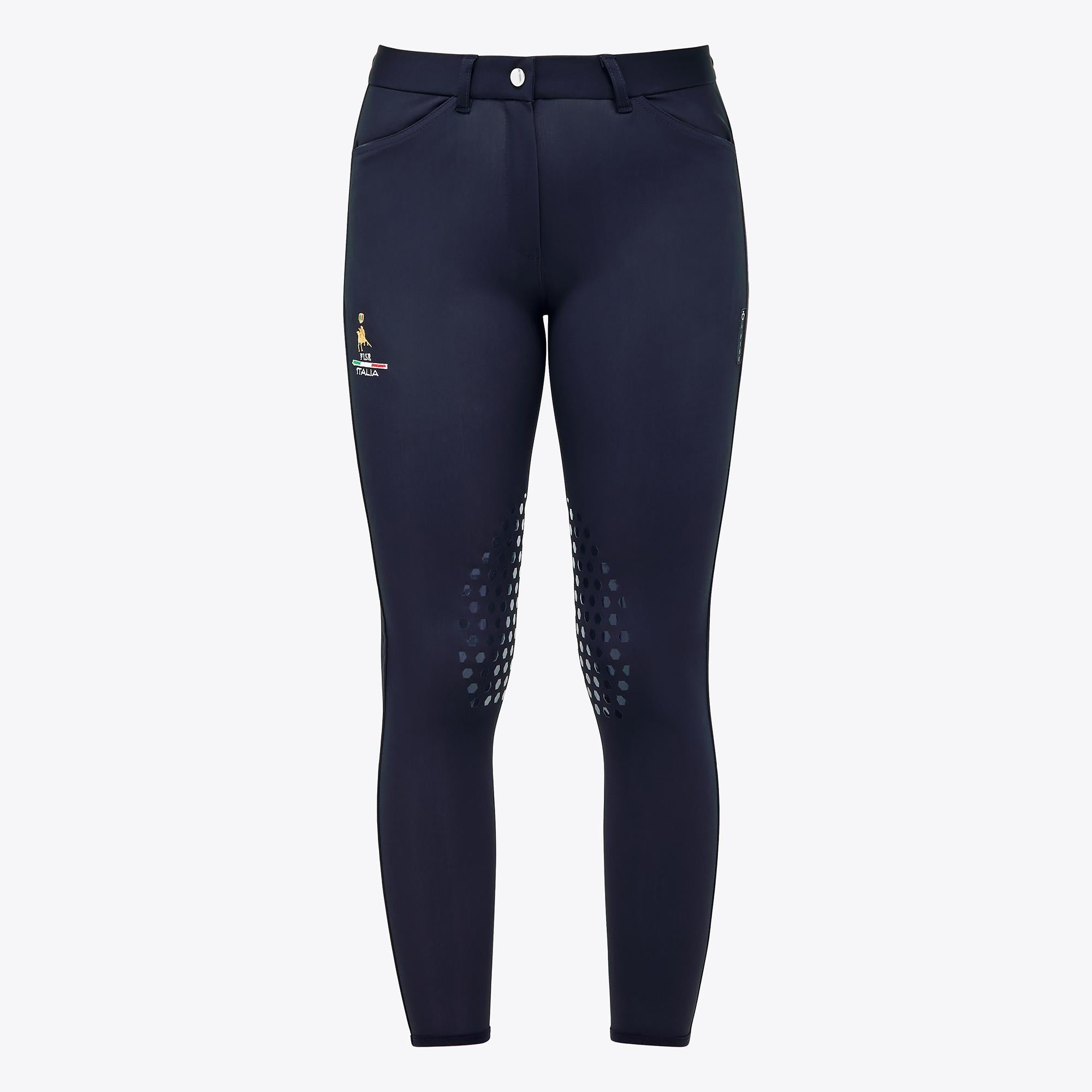 PANTALONI DONNA JUMPING FISE 28CT-LFPAD06JE181 7901BLU CAVALLERIA TOSCANA