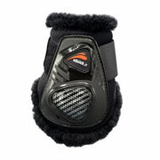 EQUICK PARAGLOMI CARBON CON CHIUSURA IN VELCRO E AGNELLINO eQUICK Nero PARAGLOMI ECARBONCAMP-A NERO EQUICK 