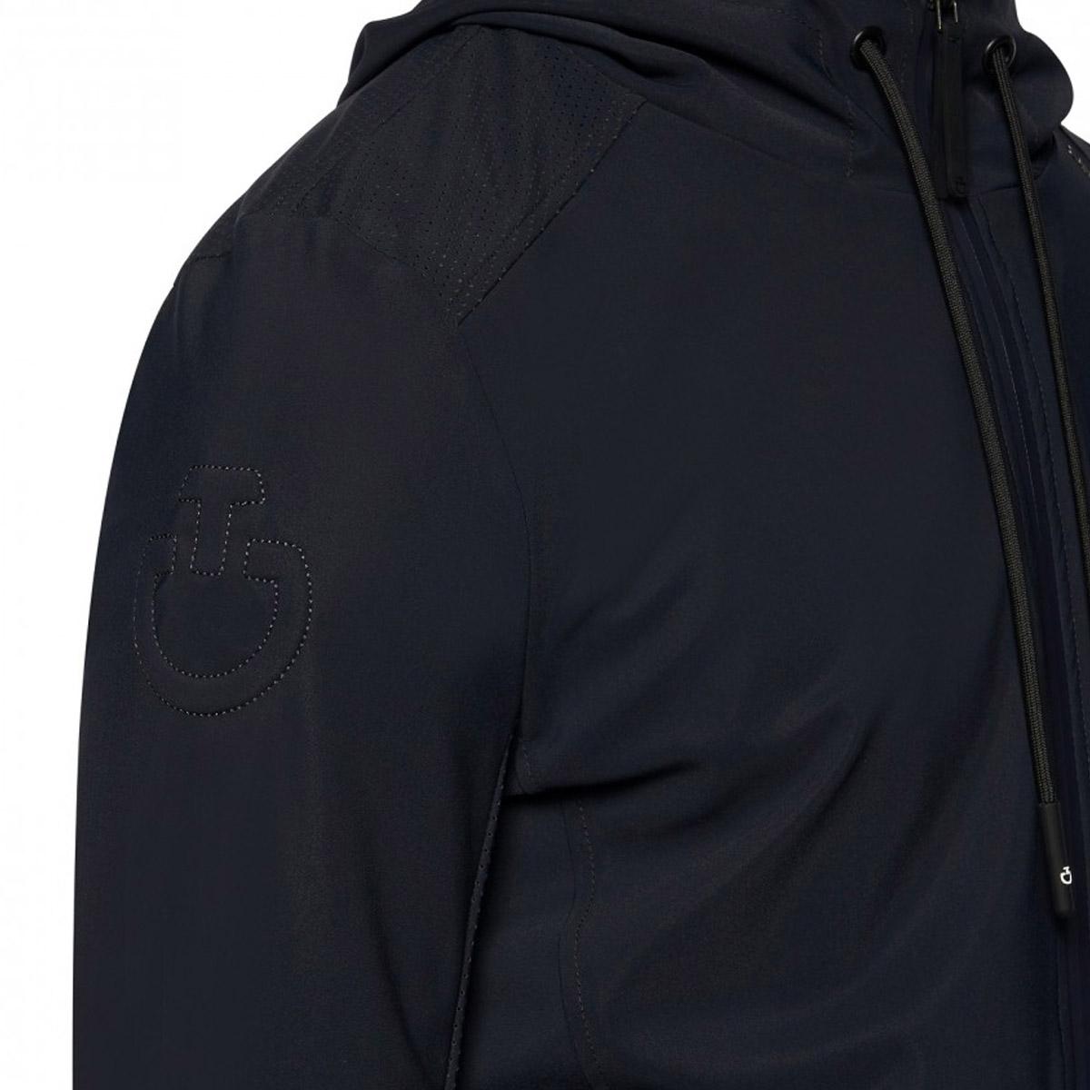 SOFTSHELL UOMO FULL ZIP TESSUTO TRAFORATO 09CT-GIU259JE142 7901NAVY CAVALLERIA TOSCANA 