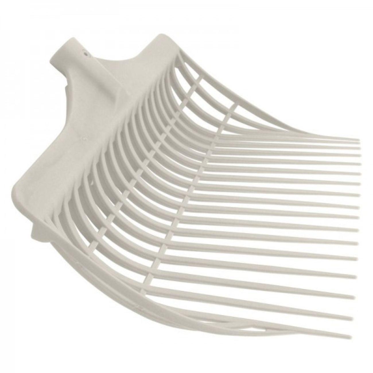 Forca Dung Fork Claro Con Manico Di Alluminio 7646+7800 BIANCO EQUINE HORSE 