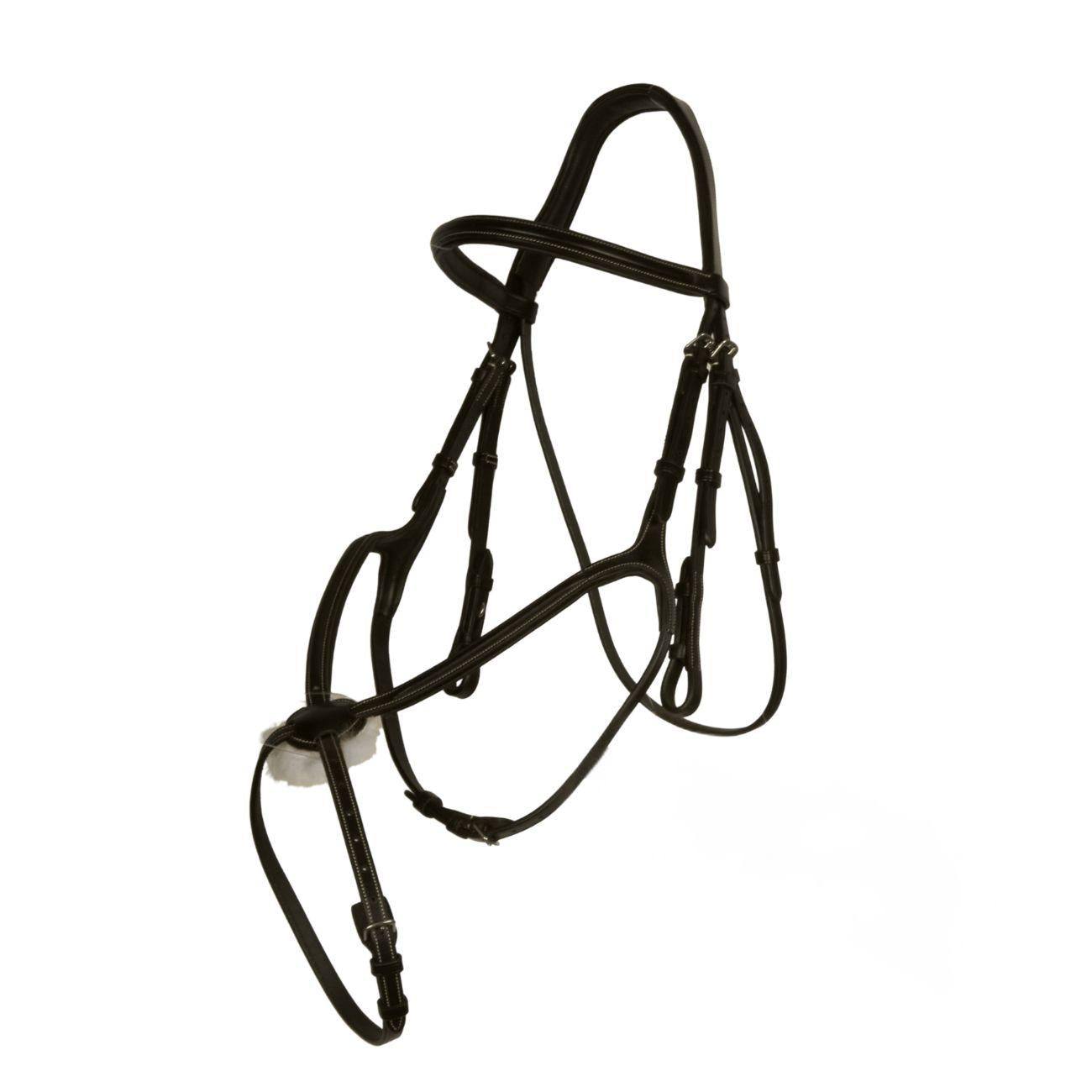 Testiera In Cuoio Con Capezzino Messicano Mascheroni Nero 09MA-HGE-410 BLACK MASCHERONI SELLERIA 