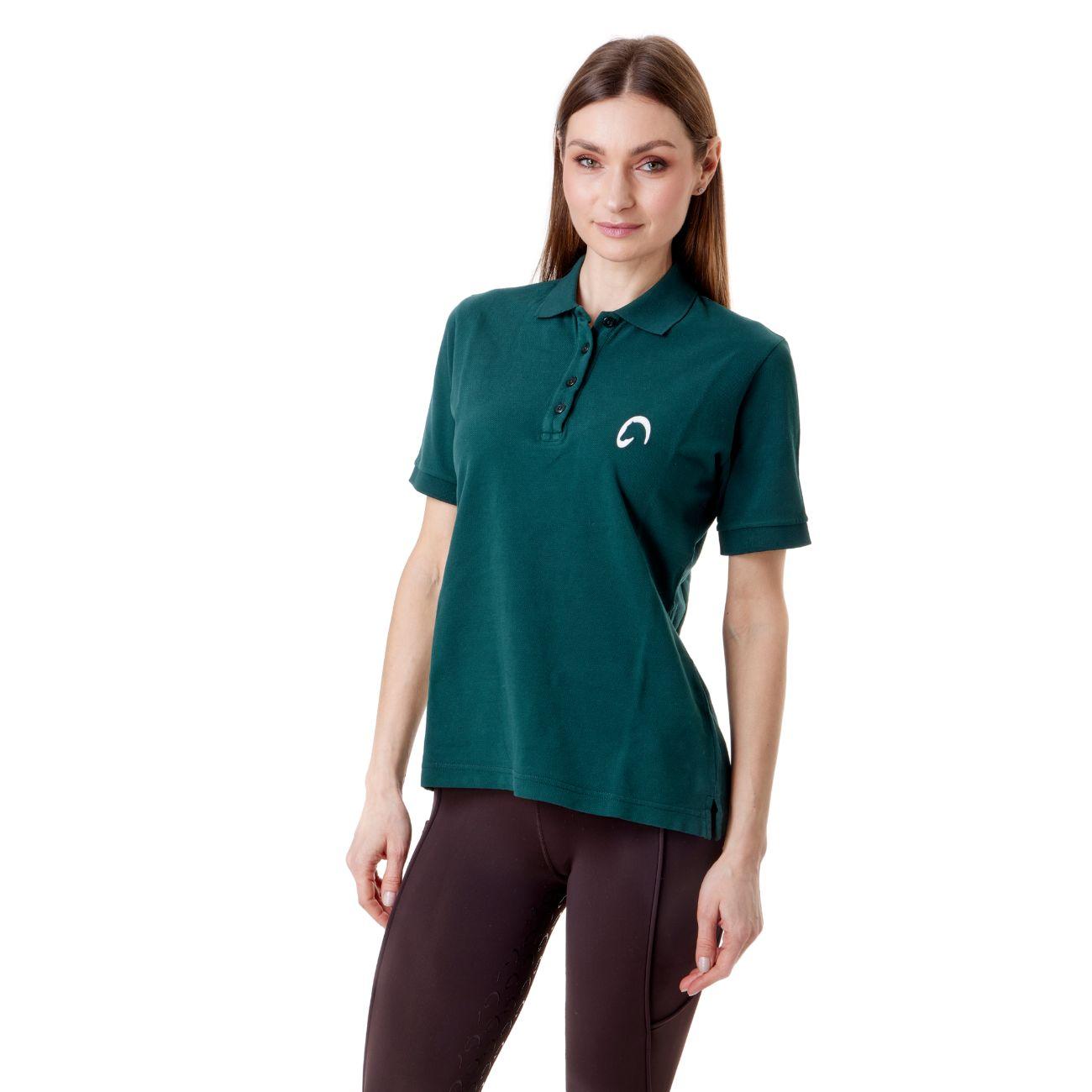 Polo Donna Piquet Mascheroni POLOD0025 VERDE SCURO MASCHERONI SELLERIA 