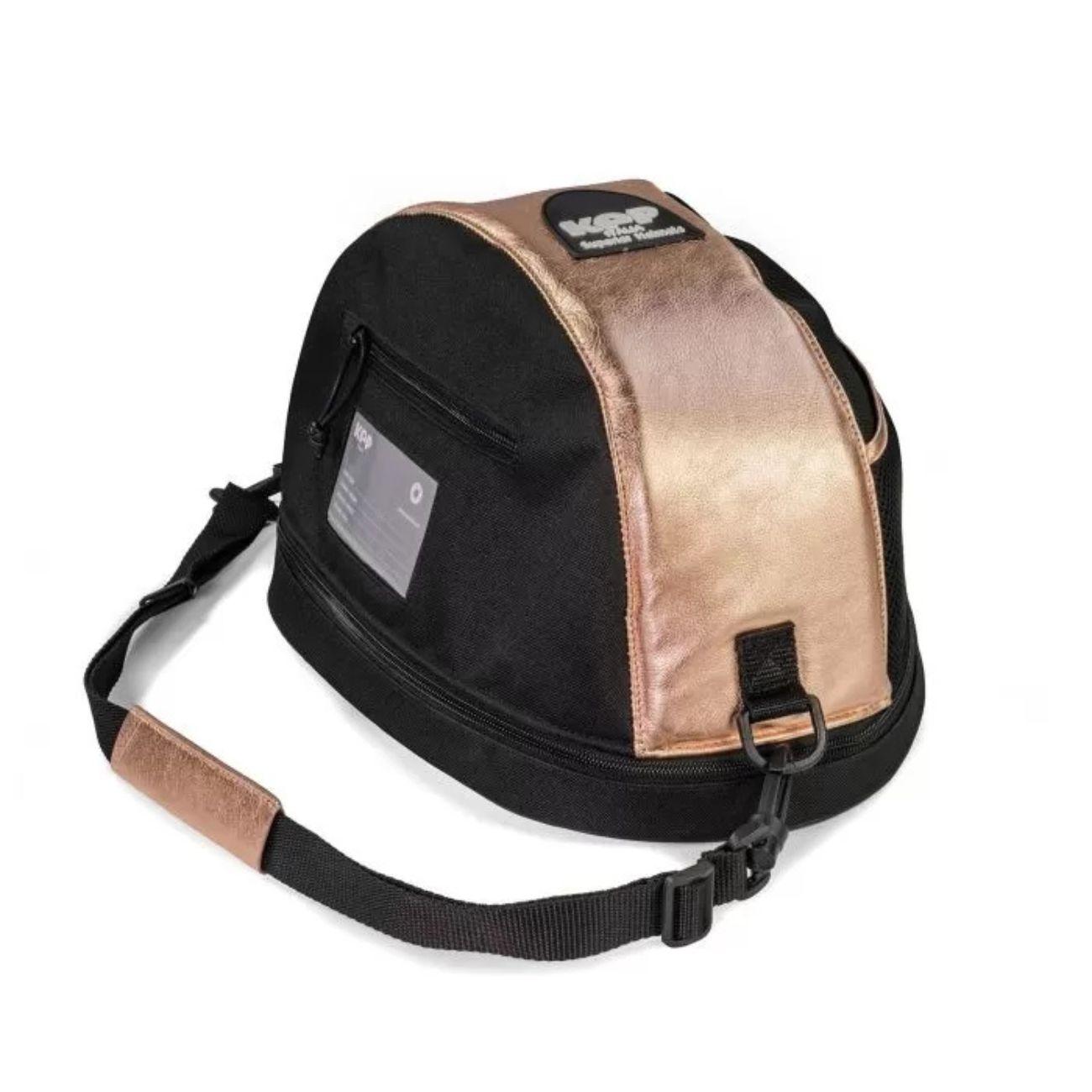 COVE-SAC.34X26X22.BLKRGLD NERO ROSE GOLD KEP ITALIA