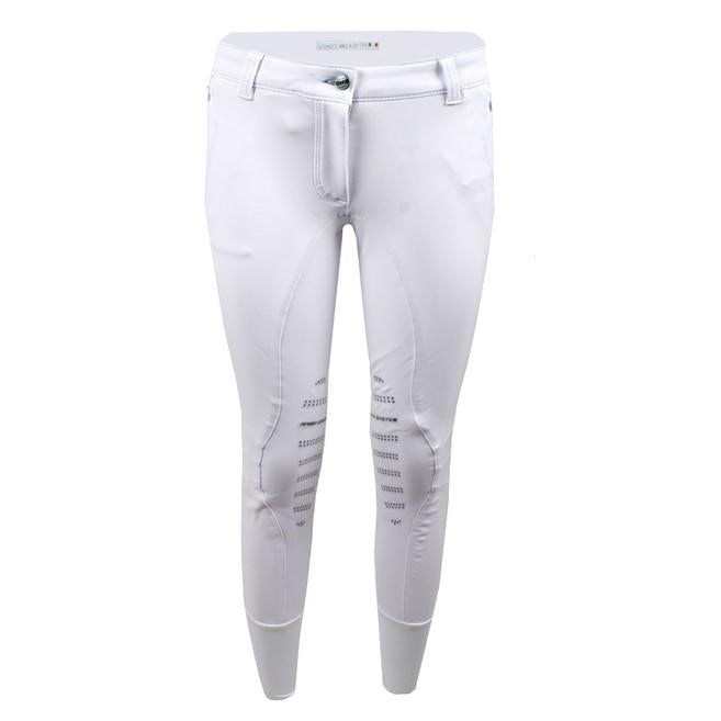 ANIMO Nemone 02 Bianco Pantaloni Da Equitazione 17AMNEMONE 02BIANCO. ANIMO
