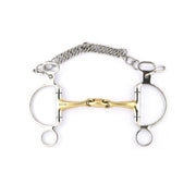 JUMP'IN FELIPE BITS FRENCH MOUTH SPEZZATO IN 3 OTTONE JUMP'IN OTTONE imboccature speciali 0101 09JU0101 OTTONE JUMP'IN 