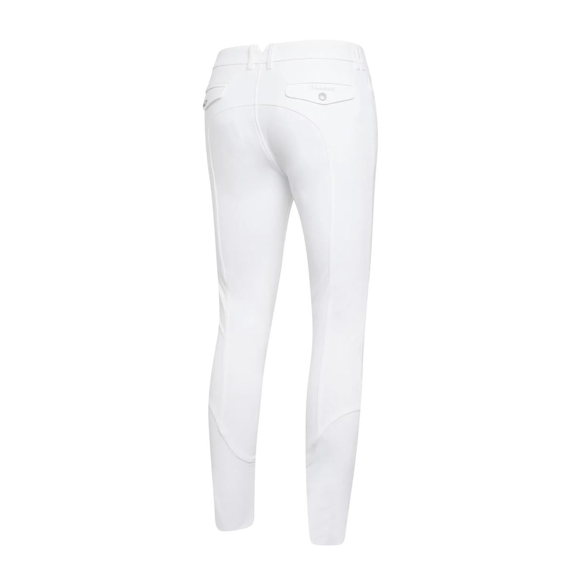 PANTALONE DA EQUITAZIONE UOMO GRIP AL GINOCCHIO MOD.MARCEAU MATT 30SS-MARMATT WHITE SAMSHIELD 