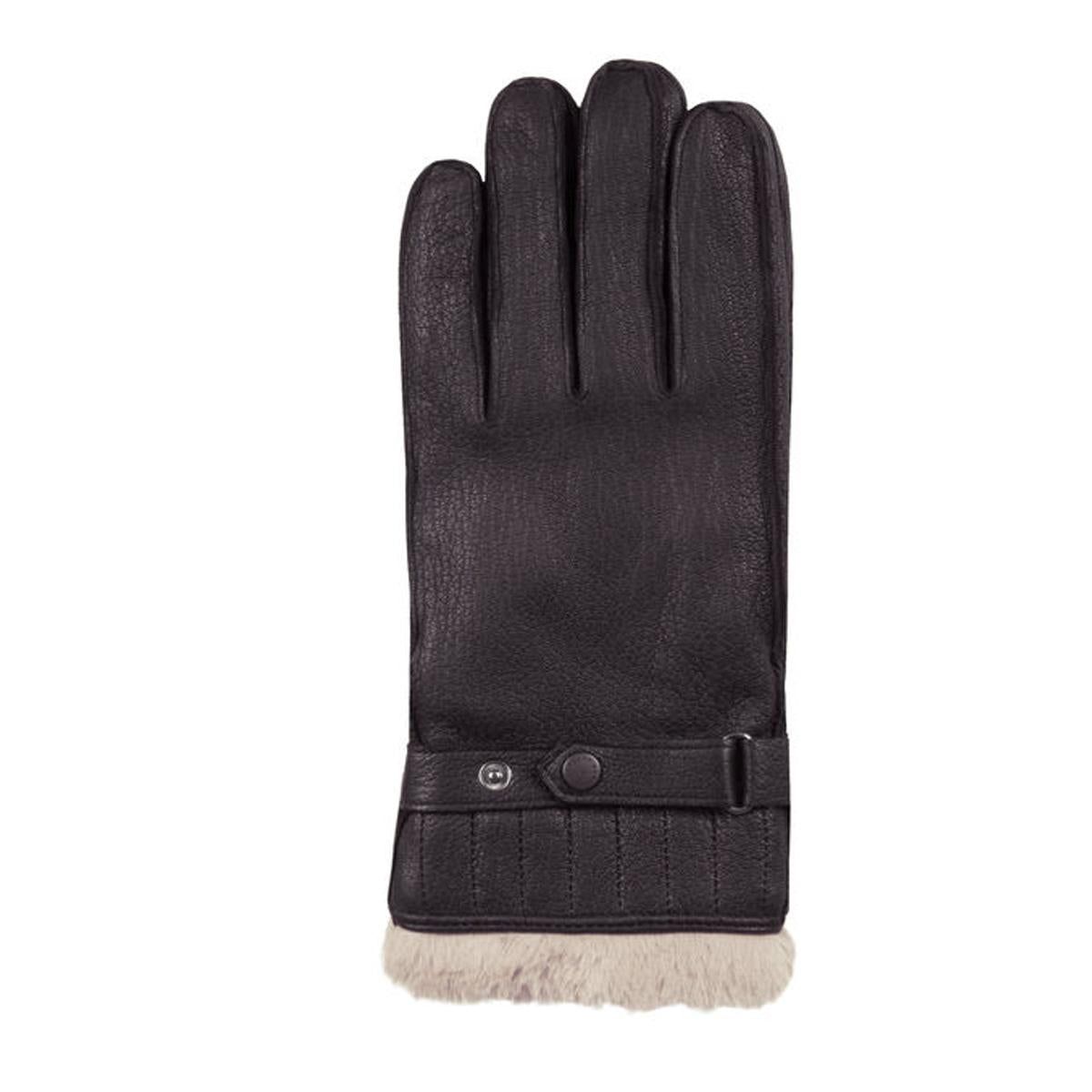 GUANTI UOMO IN PELLE UTILITY PELO 31BA-MGL0013MGL BR11 BROWN BARBOUR