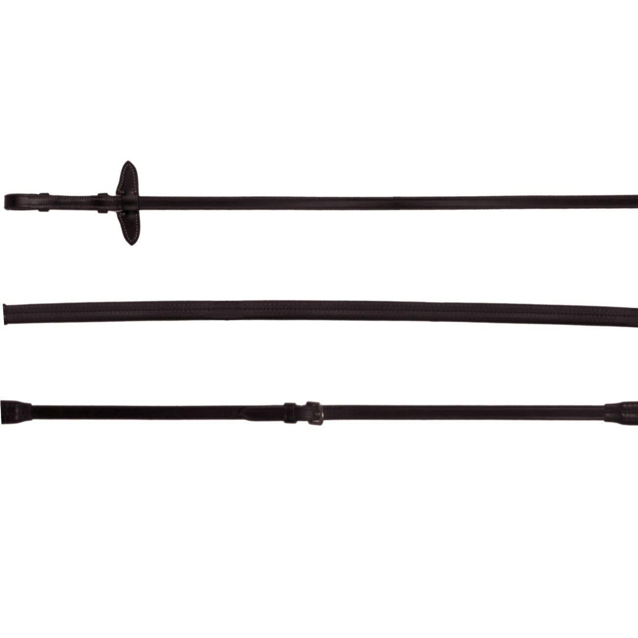 Redini In Cuoio Ricoperte In Gomma 4/8 Mascheroni Nero 09MA-HGE-527 BLACK MASCHERONI SELLERIA 