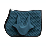 Sottosella Da Salto Mascheroni Con Cuffietta E Motivo A Rombi Petrolio SOTTOSELLA+CUFFIETTAROMBO PETROLIO MASCHERONI SELLERIA 