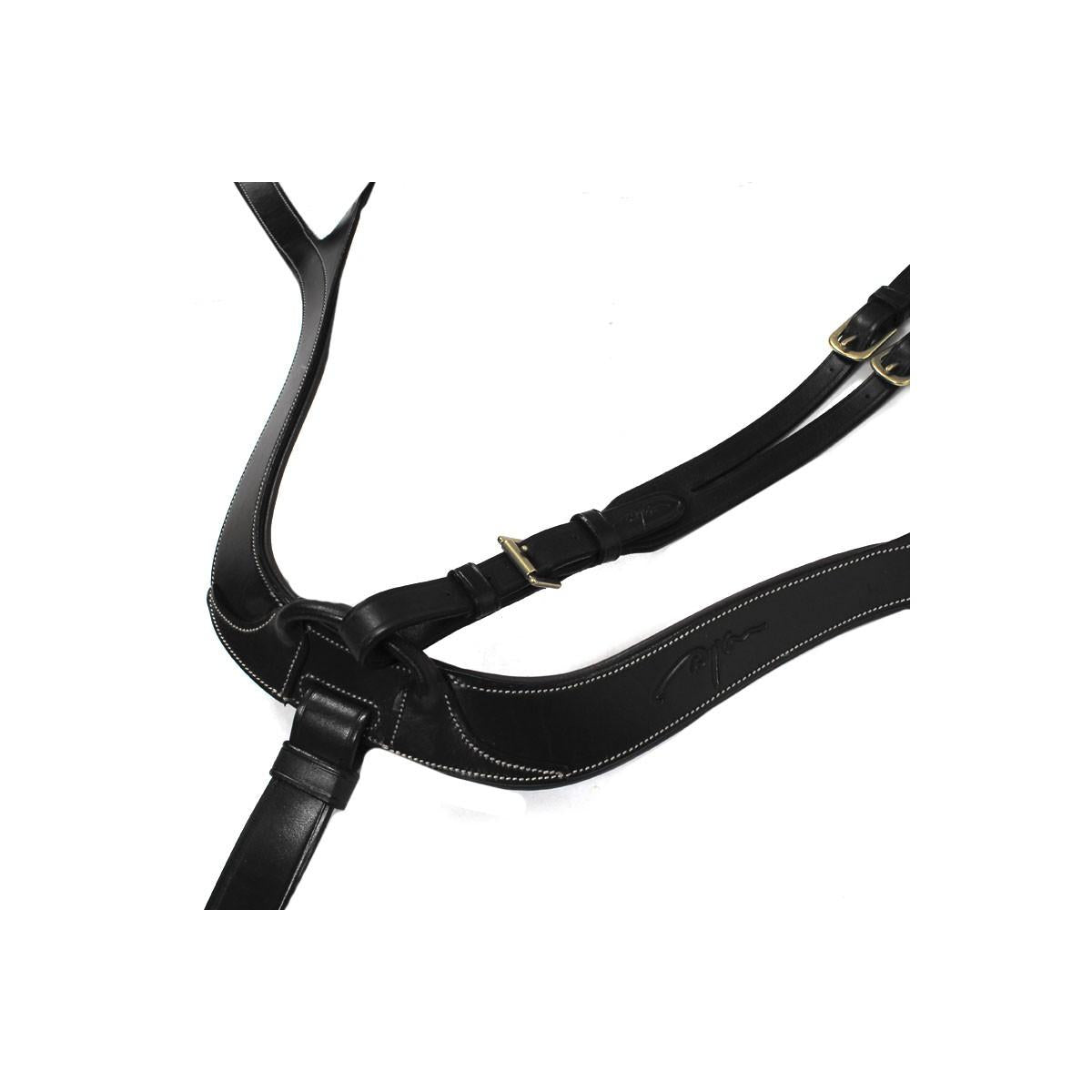 DY'ON PETTORALE IN CUOIO 5 ATTACCHI DYON Nero PETTORALI 09DYB438+B435 BLACK DY'ON 