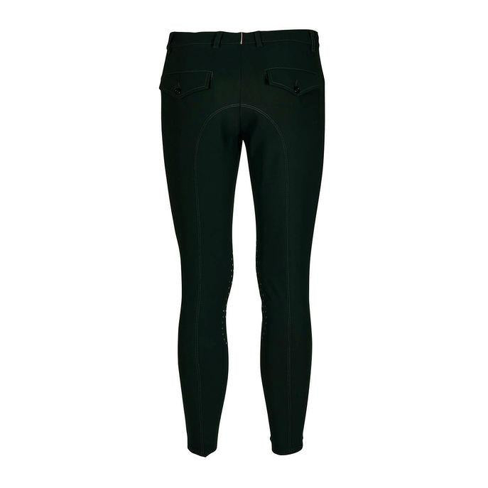 Pantalone Da Equitazione Da Uomo Half Grip Roma Mascheroni Verde 09MA-04ROMA 313VERDONE MASCHERONI SELLERIA 