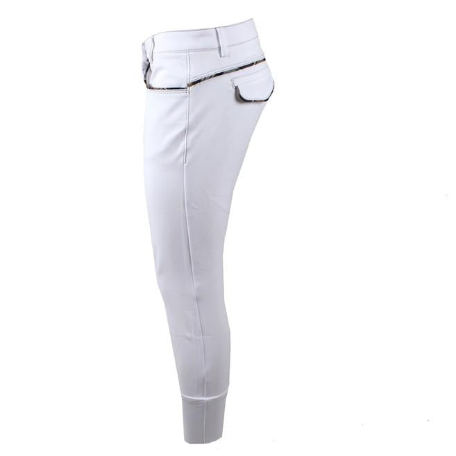 ANIMO Napen 02 Bianco Pantaloni Da Equitazione 12AMNAPEN 02BIANCO. ANIMO 