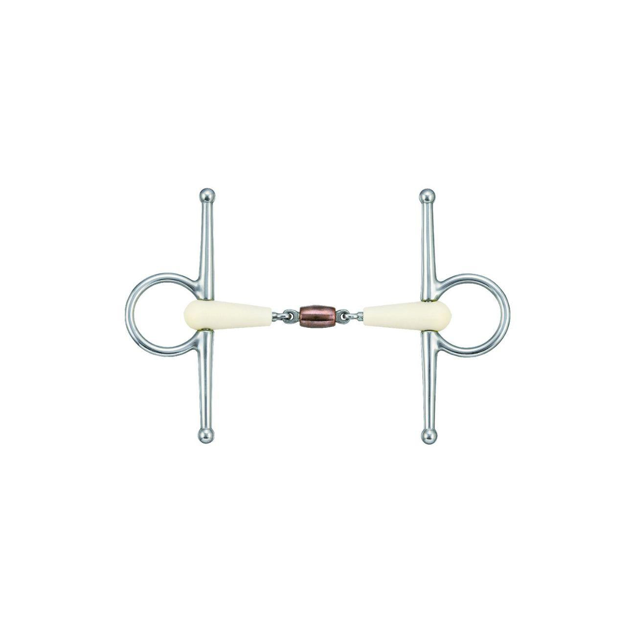 Filetto Ad Aste Spezzato In Tre Con Oliva In Rame Happy Mouth MO00358 INOX HAPPY MOUTH 