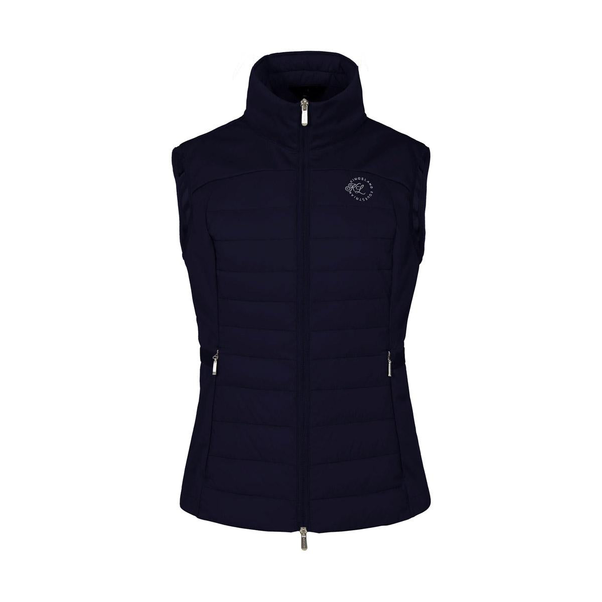 GILET SMANICATO FULL ZIP MOD.KLOLIWIA 09KING-2210163303 020NAVY KINGSLAND