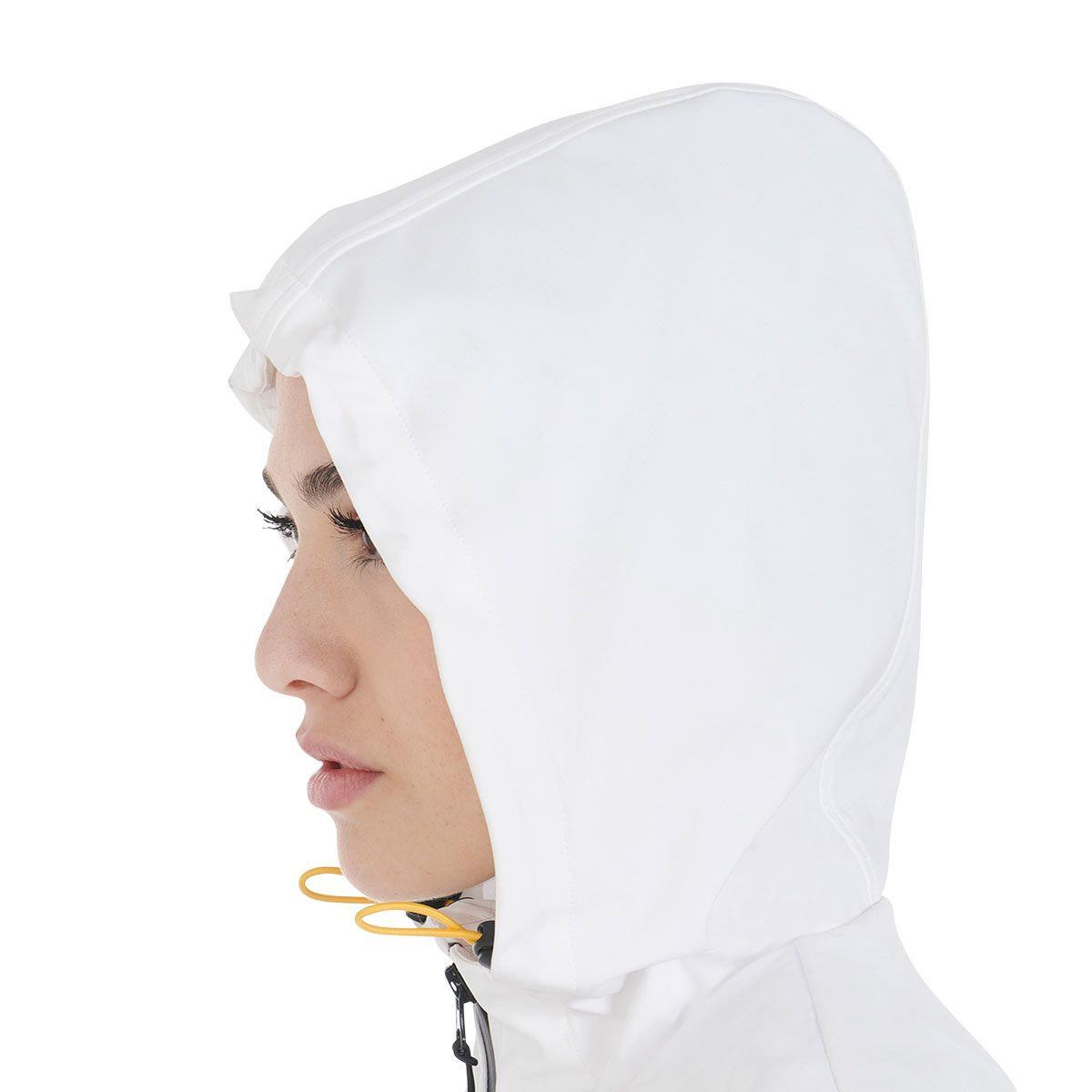 SOFTSHELL DONNA FULL ZIP CON CAPPUCCIO 09AMA-ETW00031 WHITE EQUESTRO 