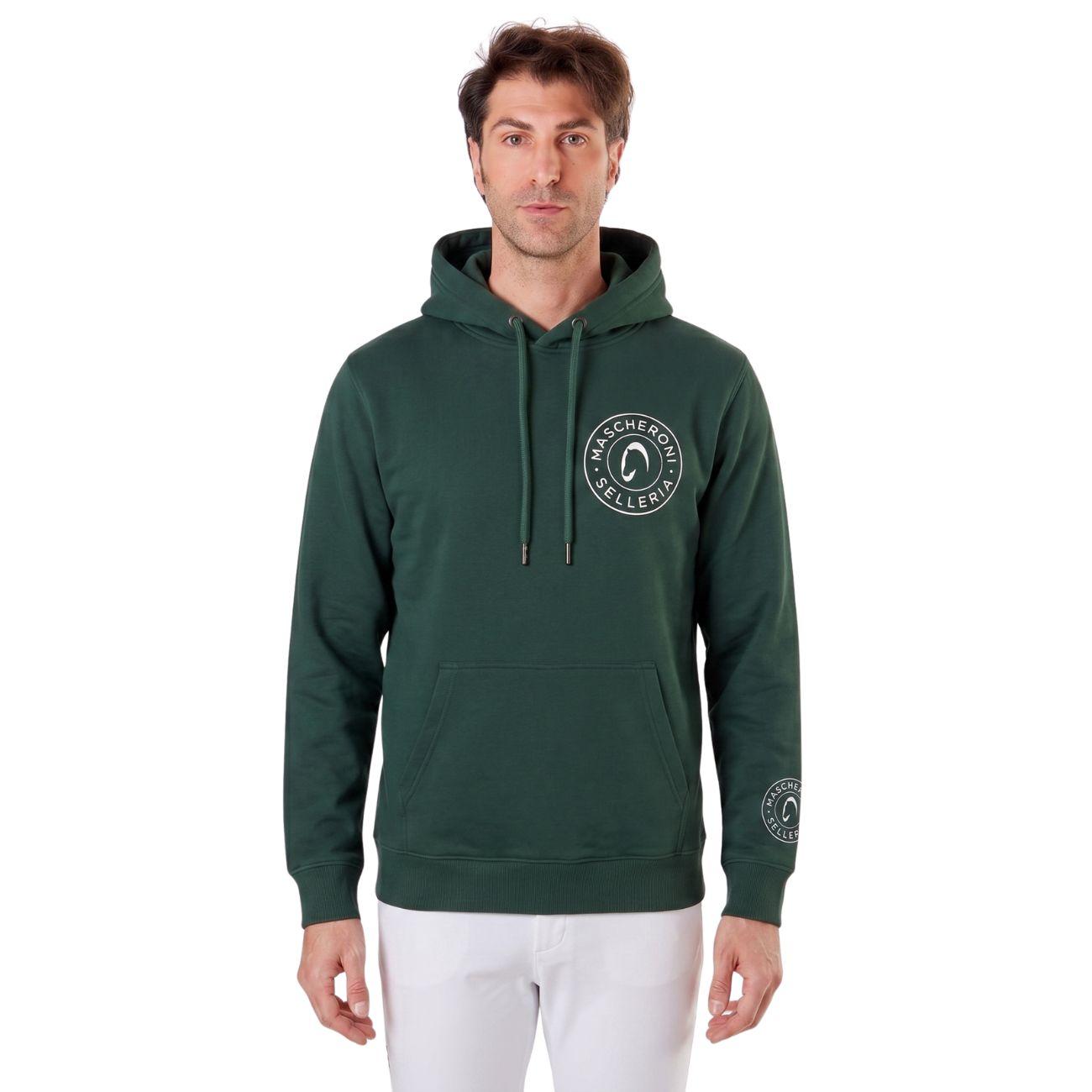 MASCHERONI SELLERIA Felpa Unisex Con Cappuccio E Logo Mascheroni FELPACAPPMASKE GREEN 