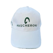 Cappellino Con Visiera E Logo Mascheroni Bianco 09MACAPPELLINO BIANCO MASCHERONI SELLERIA 
