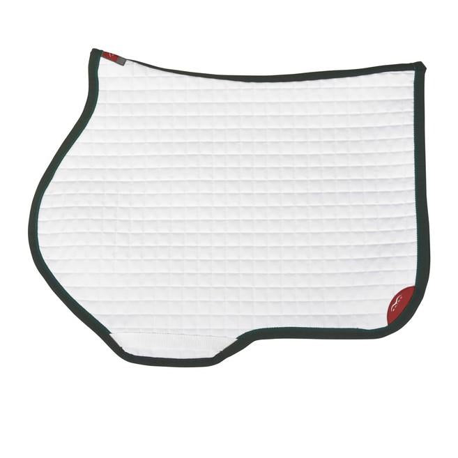 ANIMO Wega Animo whitebordogreencordinogreen saddle pad 20AM-WEGACUST 02white ANIMO
