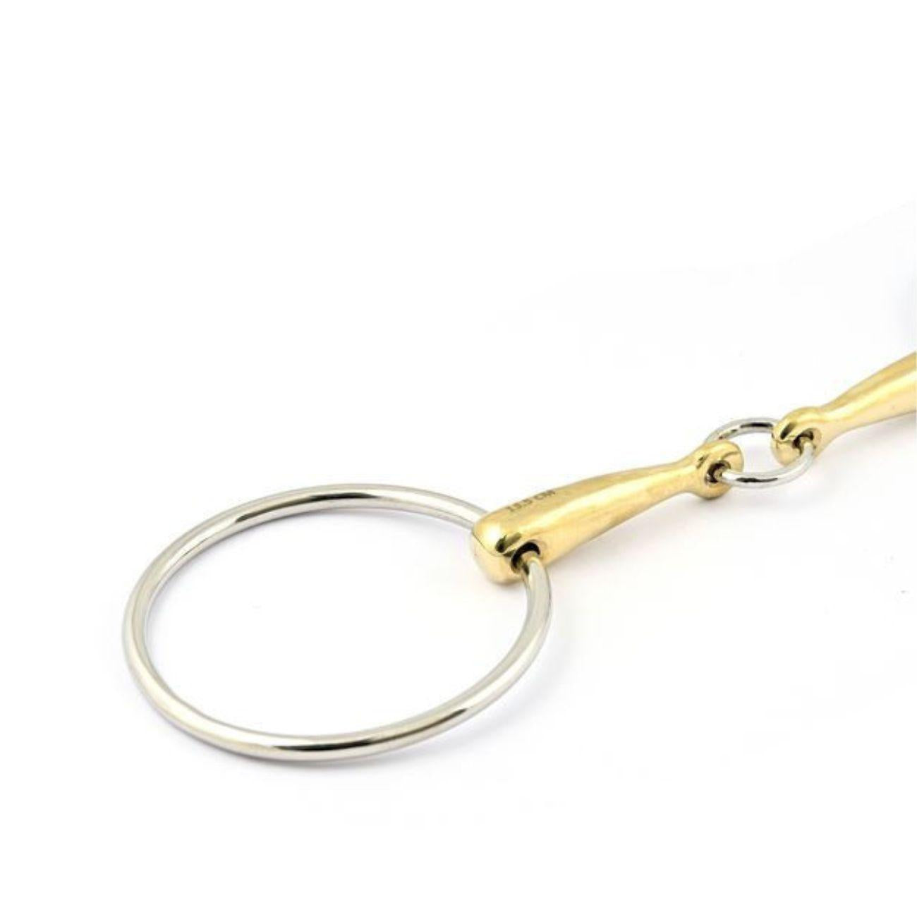 JUMP'IN FILETTO ANELLI SPEZZ. IN 3 C/ANELLO CENTRALE JUMP'IN OTTONE filetti ad anelli 0082 09JU0082 OTTONE JUMP'IN 
