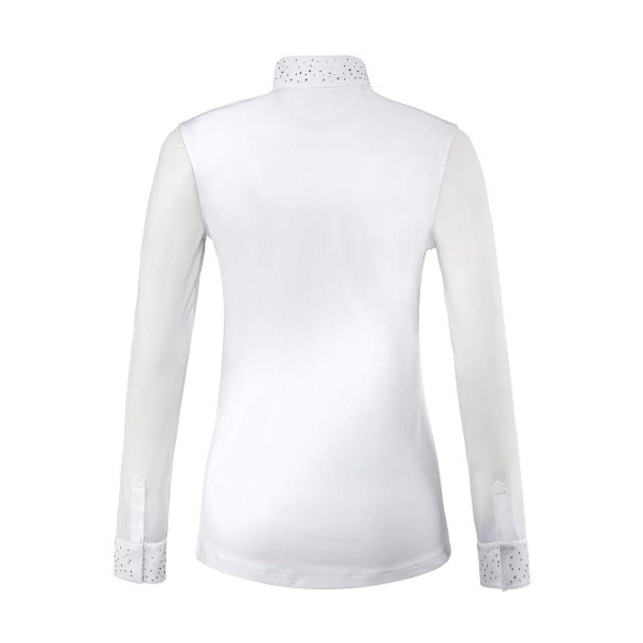 EQUILINE Polo Donna Da Concorso Con Strass PM-EQ-H00807 001WHITE 