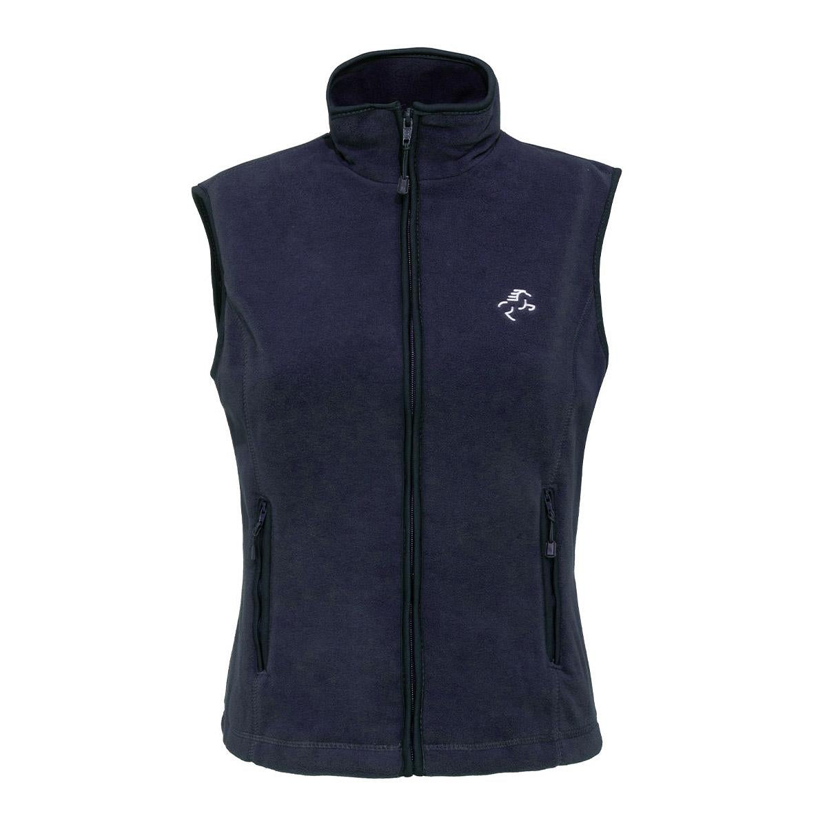 GILET IN MICROPILE DONNA FULL ZIP 09EH-906 BLUE NAVY EQUINE HORSE
