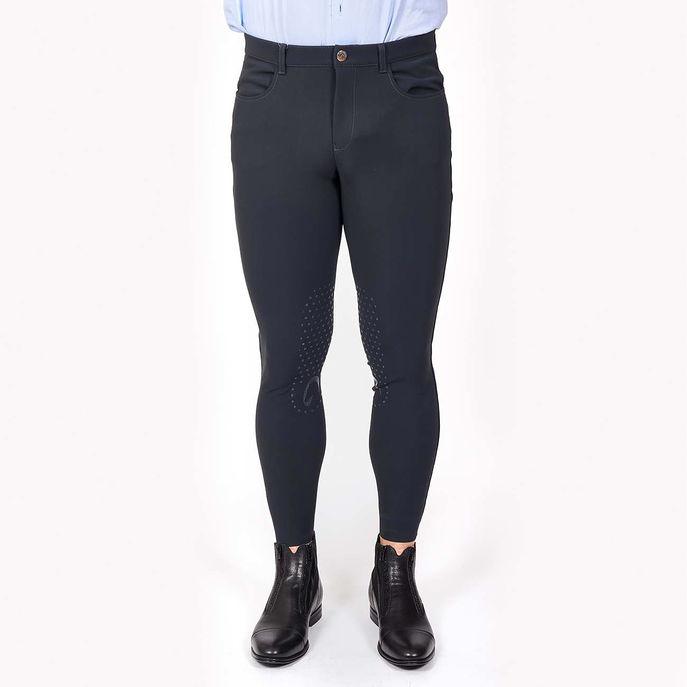 Pantalone Da Equitazione Da Uomo Roma Mascheroni Grigio Scuro 09MA-04ROMA 359GRIGIO SCURO MASCHERONI SELLERIA 