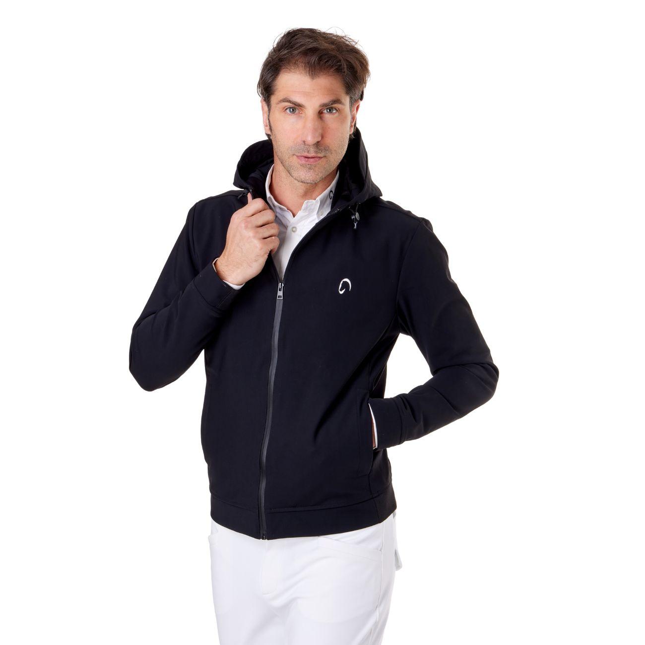 Softshell Mascheroni Uomo Leggero Estivo Nero MASUSFT02-NOPILE BLACK MASCHERONI SELLERIA 