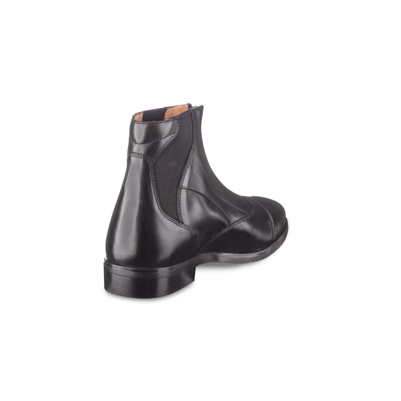 STIVALETTO IN CUOIO MOD.TAURUS CON CHIUSURA ZIP ANTERIORE 09EGO-TAURUS BLACK EGO7 