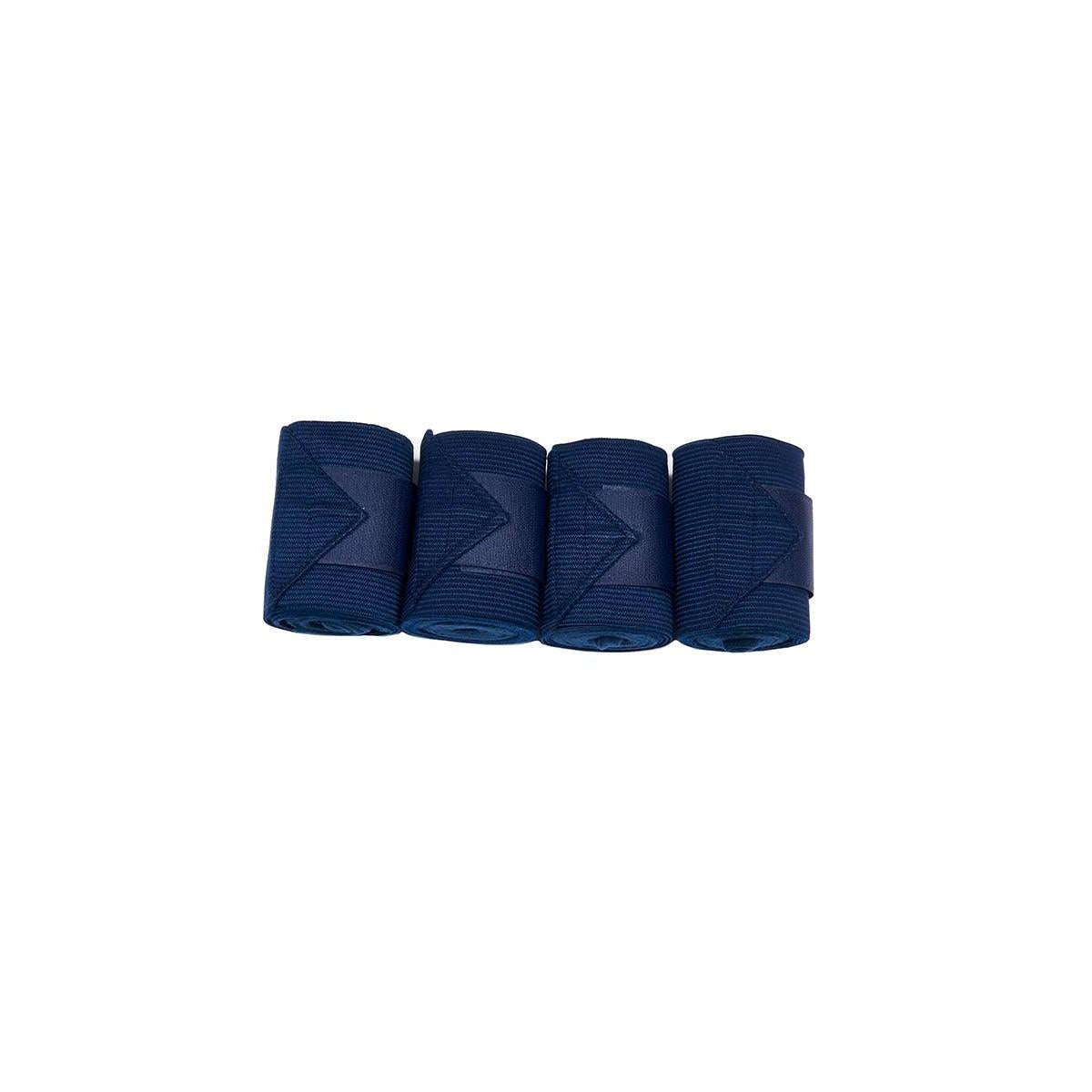 Set Di 4 Fasce Da Lavoro In Pile Ed Elastico Tattini Blu 09TA5600799 NAVY TATTINI 
