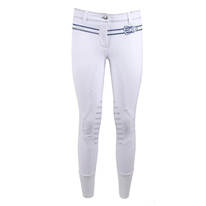 ANIMO Bianco Pantaloni Da Equitazione 16AMNABABBO V1BIANCO ANIMO