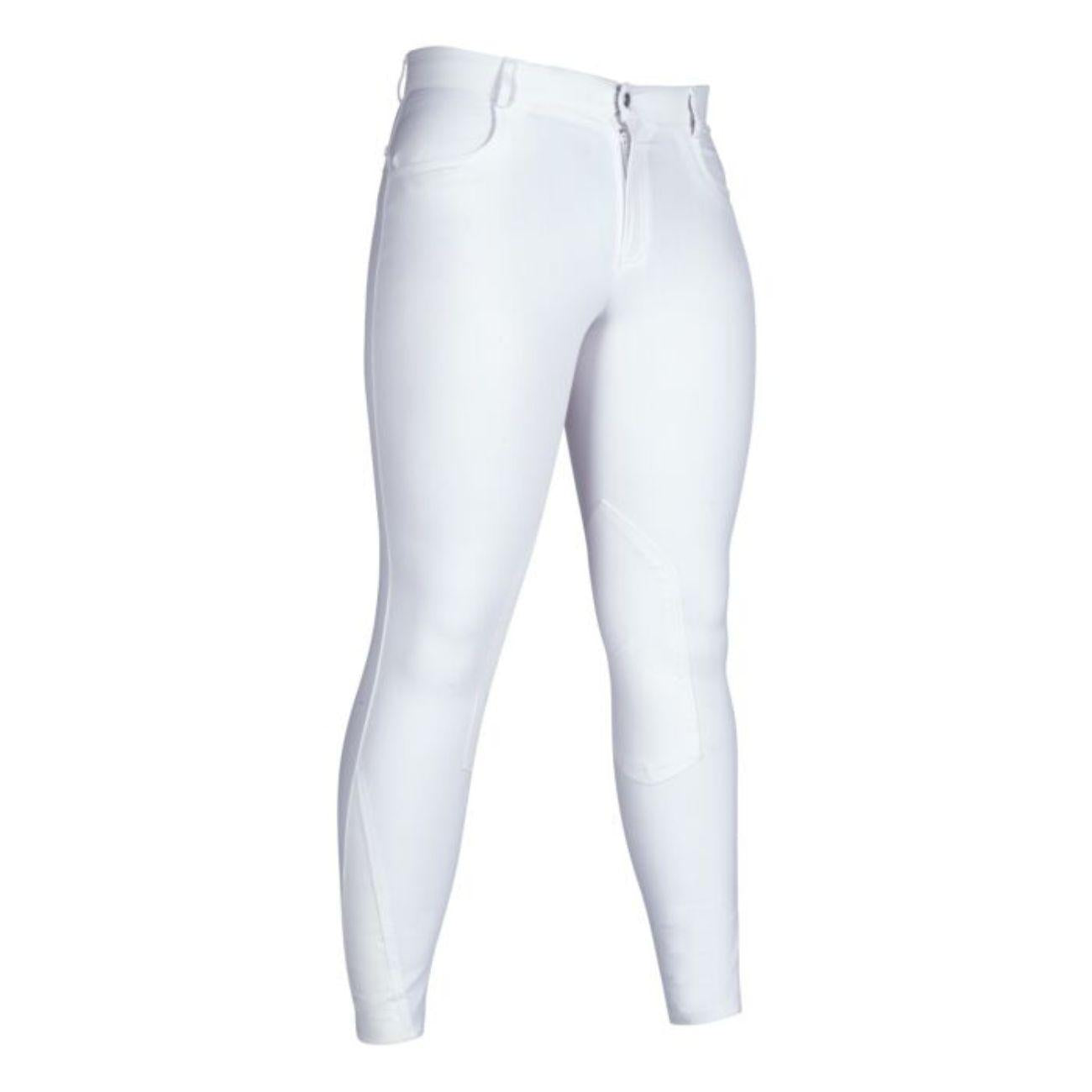 Pantaloni Da Equitazione Da Uomo Sportive Senza Grip HKM Bianco 13828 1200WHITE HKM SPORT EQUIPMENT 