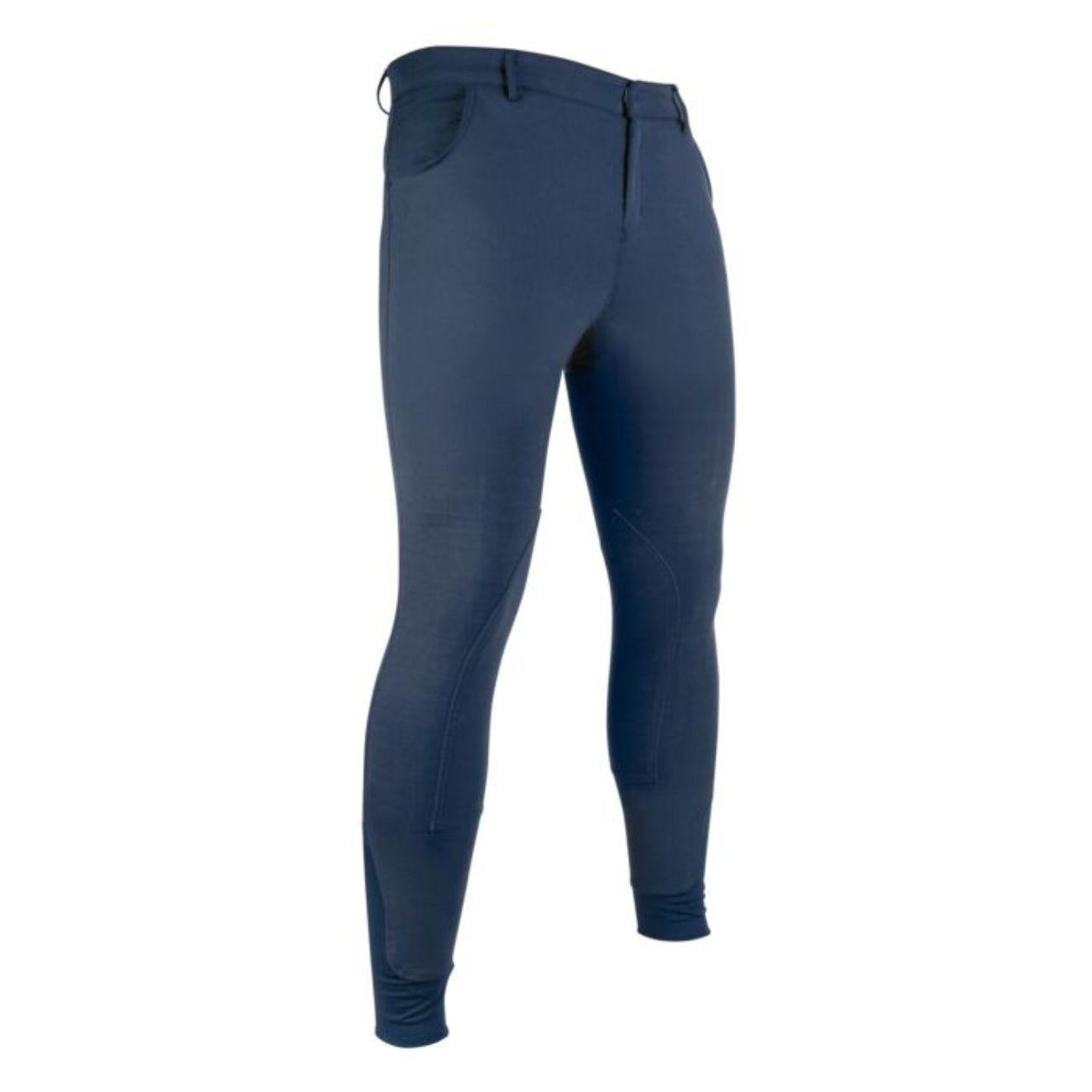 Pantaloni Da Equitazione Da Uomo Sportive Senza Grip HKM Blu 13828 6900DEEPBLUE HKM SPORT EQUIPMENT 