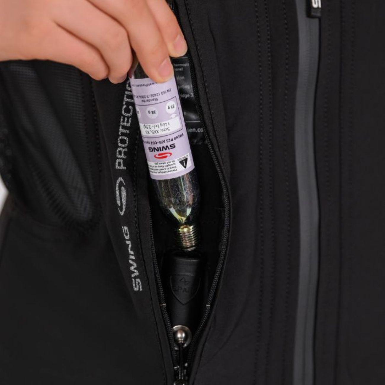 Gilet Airbag Vest P25 Air Swing 2149701 NERO SWING 