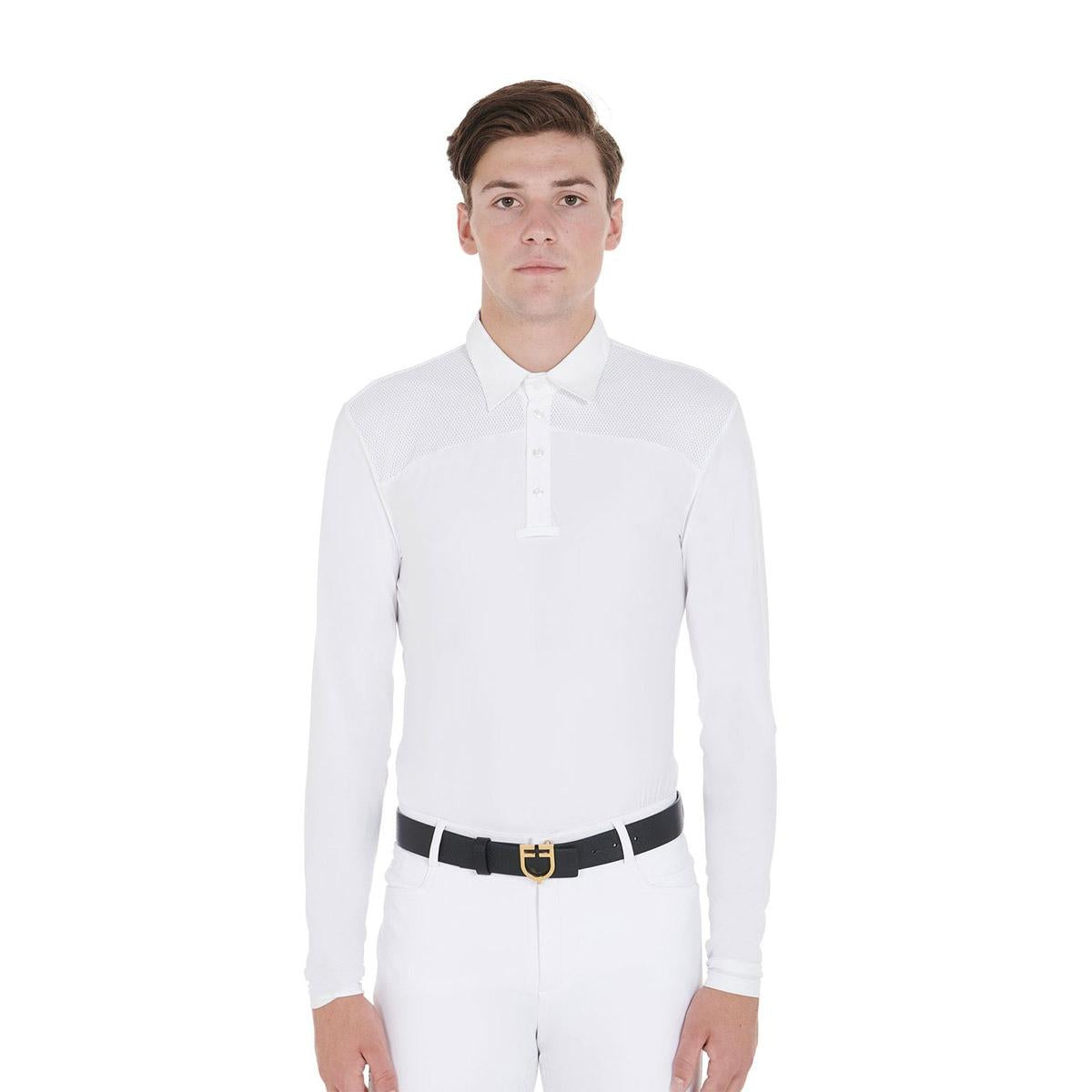 Equestro CONCORSO BIANCO Camicie Da Concorso 09AMA-ETM00060 WHITE EQUESTRO 