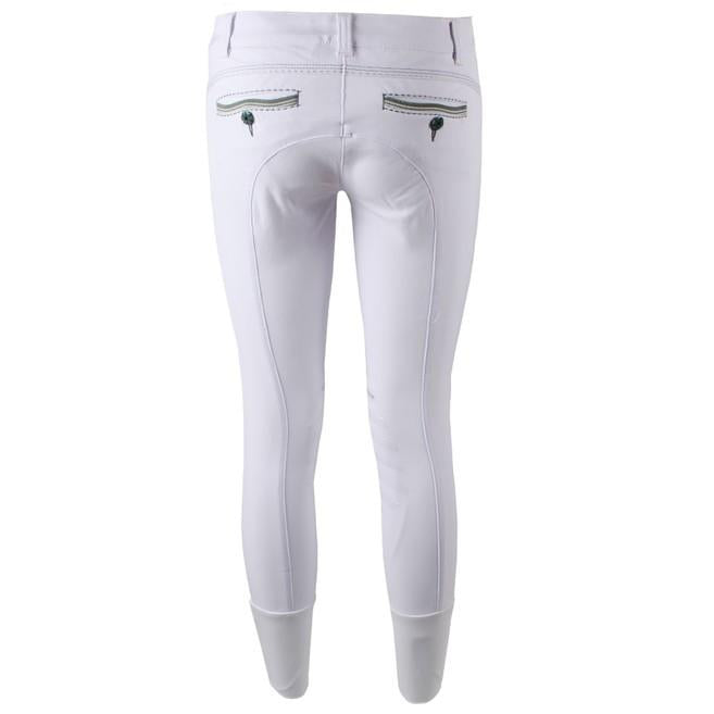 ANIMO Bianco Verde Oliva Pantaloni Da Equitazione 16AMNOLIMIT/15 V41BIVEOL ANIMO 
