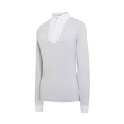 Polo shirt COMPETIZIONE Woman style FAUSTINA SAMSHIELD 09SS-LS-SHRT-FAUSTINA WHITE LUREX SAMSHIELD