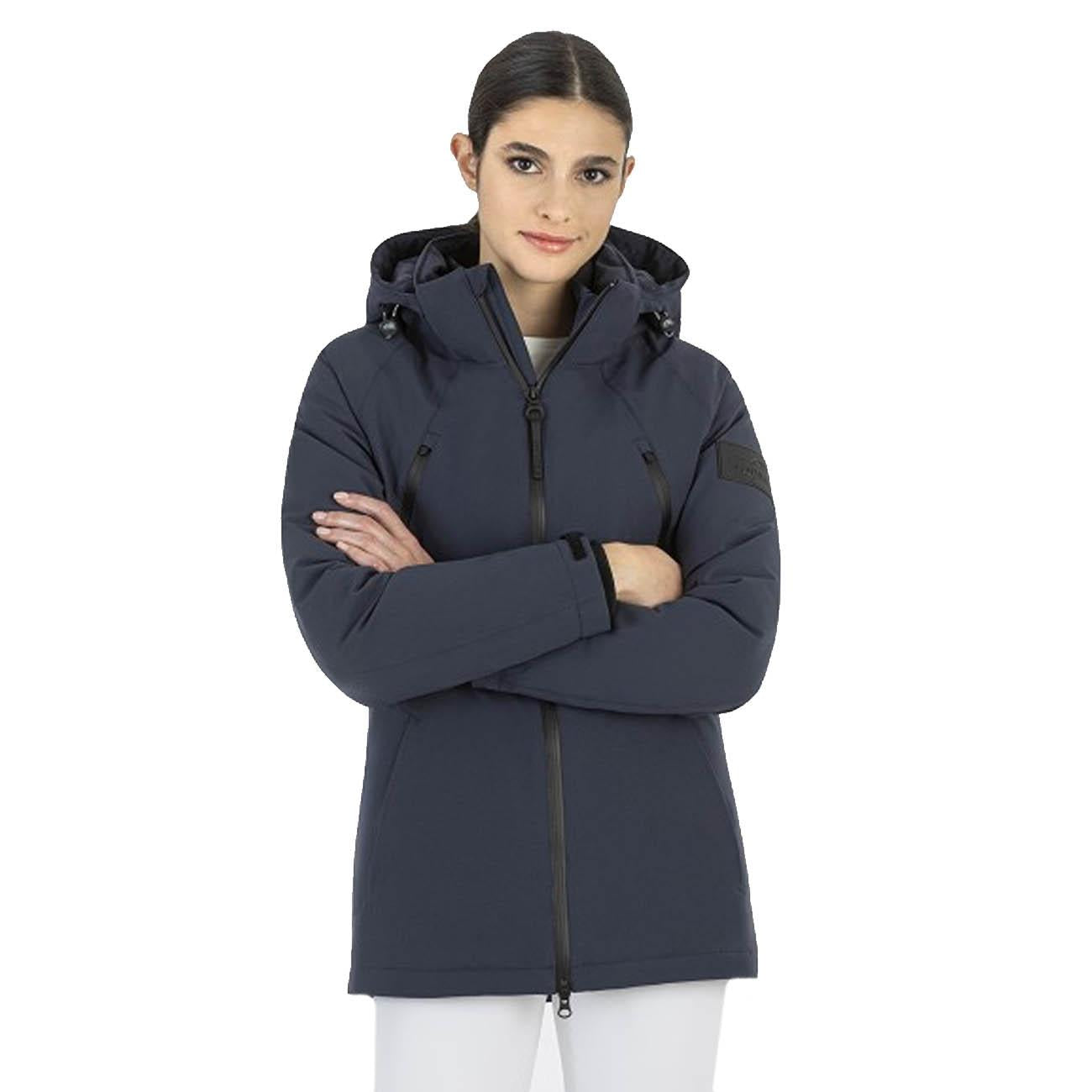 GIUBBOTTO DONNA IMBOTTITO FULL ZIP MOD.COREC 28EQ-Q10704 002NAVY EQUILINE
