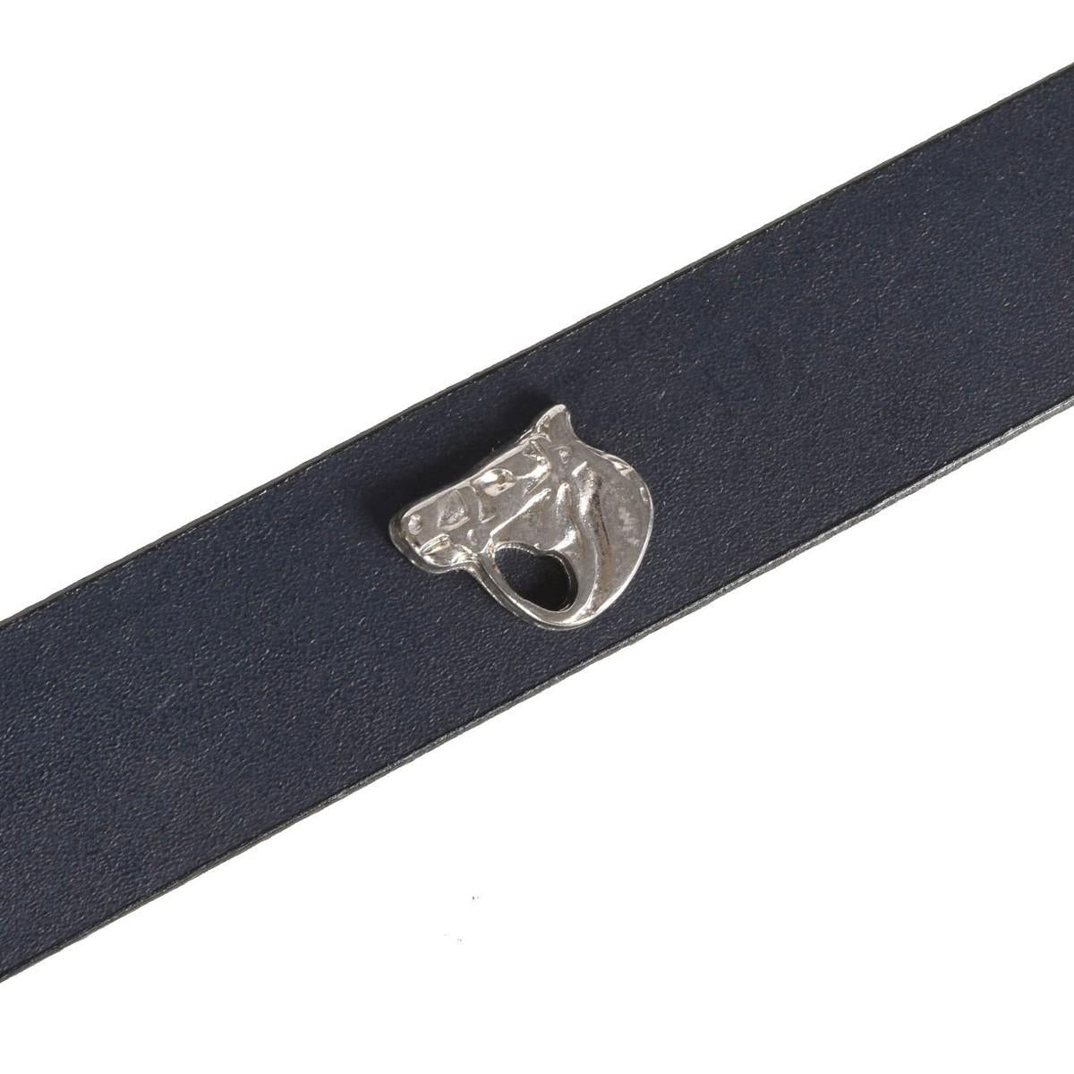 EMMEDI Cintura Testa Cavallo 2.5 cm Blu - cintura in pelle per abbigliamento equestre 09ED283125TS BLU EMMEDI 