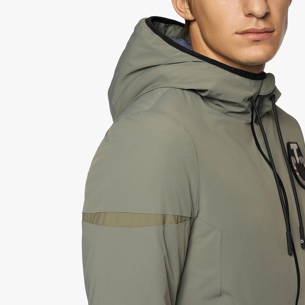 PIUMINO UOMO IN NYLON STRETCH CAVALERIA TOSCANA 28CT-GIU265NY093 5F00GREEN CAVALLERIA TOSCANA 