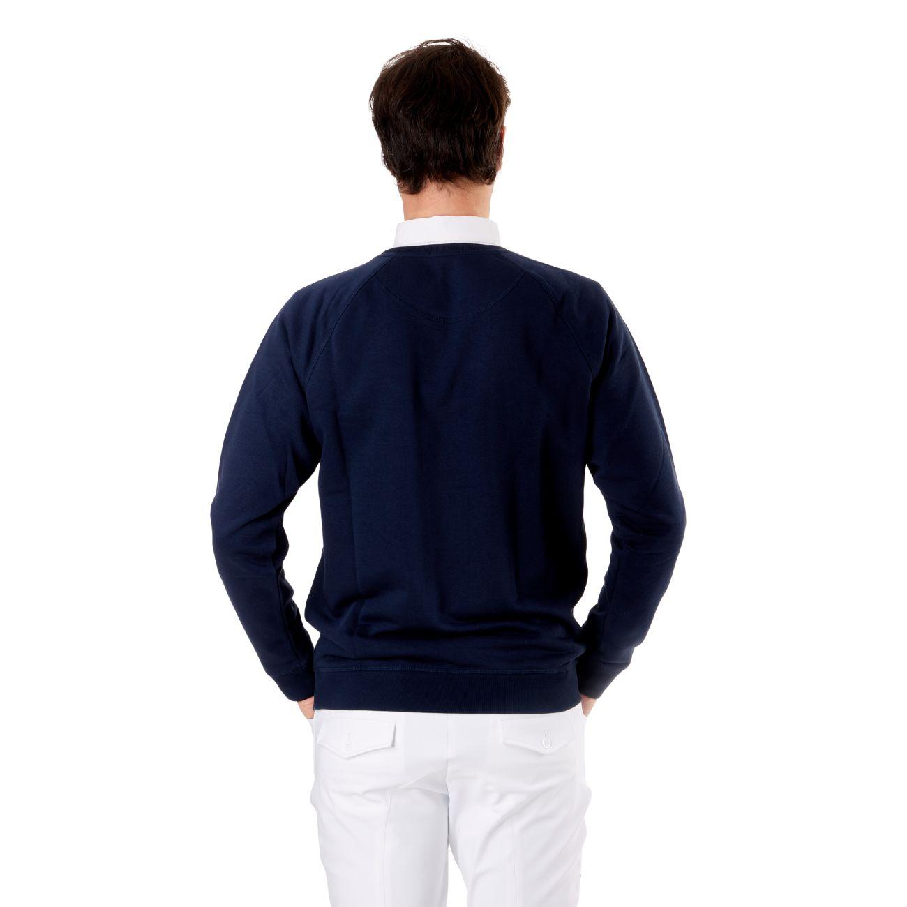 Felpa Da Uomo Girocollo Mascheroni Blu MASCHERONI-K480 NAVY MASCHERONI SELLERIA 