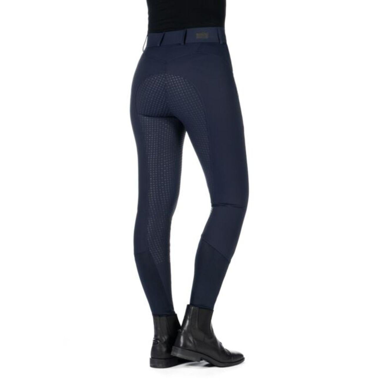 Pantaloni Ari Mid Rise Full Grip HKM Blu 14355 6900NAVY HKM SPORT EQUIPMENT 