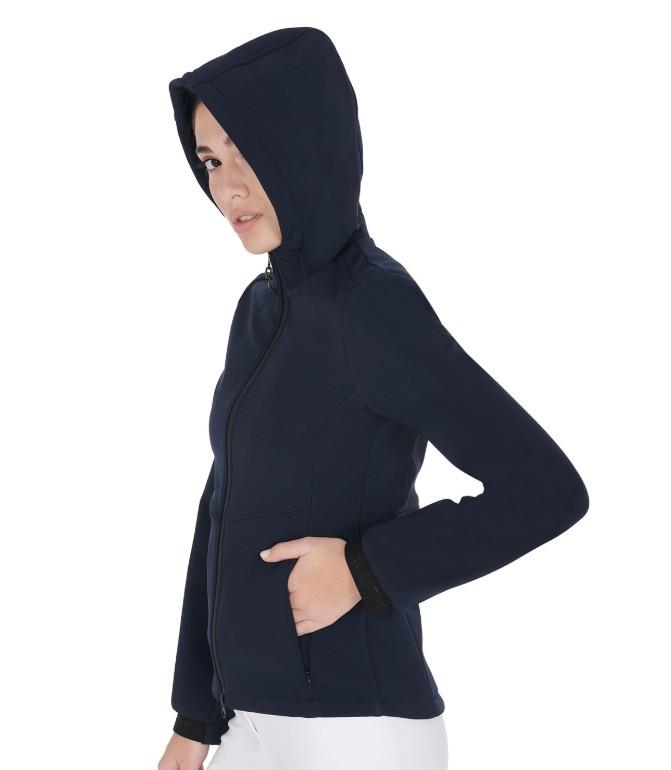 Softshell donna full zip Equestro 09AMA-ETW00059 NAVY EQUESTRO 