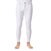 Pantalone Da Equitazione Da Uomo Half Grip Roma Mascheroni Bianco 09MA-04ROMA 001BIANCO MASCHERONI SELLERIA 