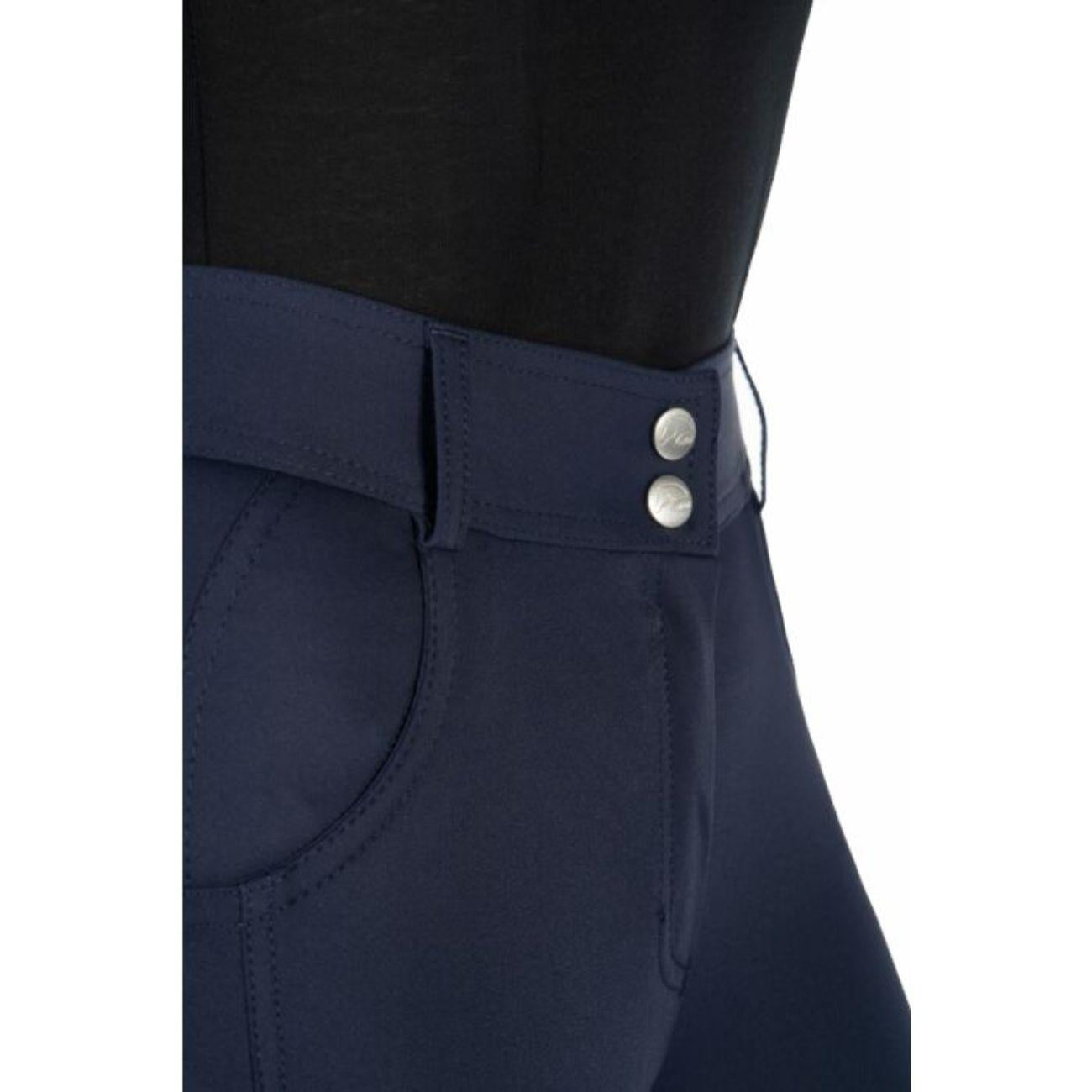 Pantaloni Ari Mid Rise Full Grip HKM Blu 14355 6900NAVY HKM SPORT EQUIPMENT 
