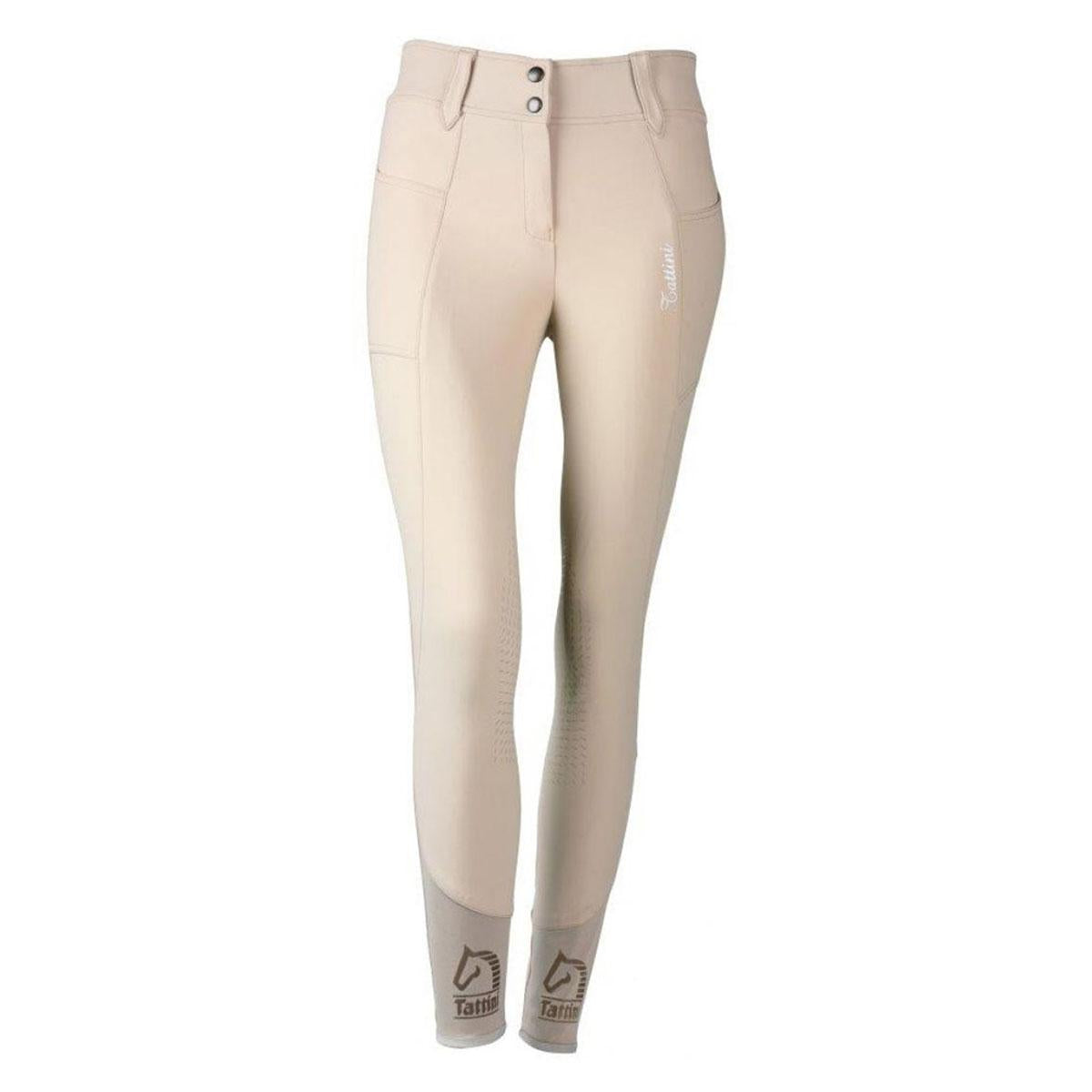 PANTALONI DONNA GRIP AL GINOCCHIO SALICE 30TA-0215999 BEIGE TATTINI