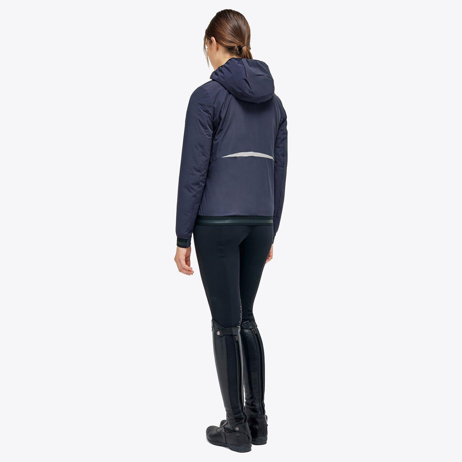PIUMINO DONNA IN NYLON STRETCH CAVALERIA TOSCANA 28CT-GID265NY093 7901NAVY CAVALLERIA TOSCANA 