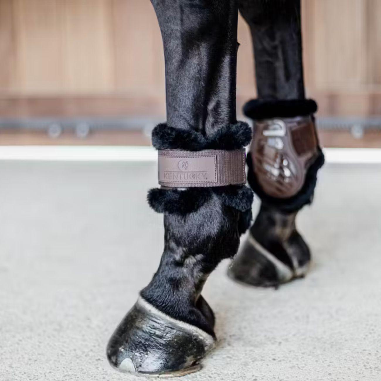 PARANOCCHE PER GIOVANI CAVALLI CON AGNELLINO VEGANO 88205 05-01BROWN/BLACK KENTUCKY 