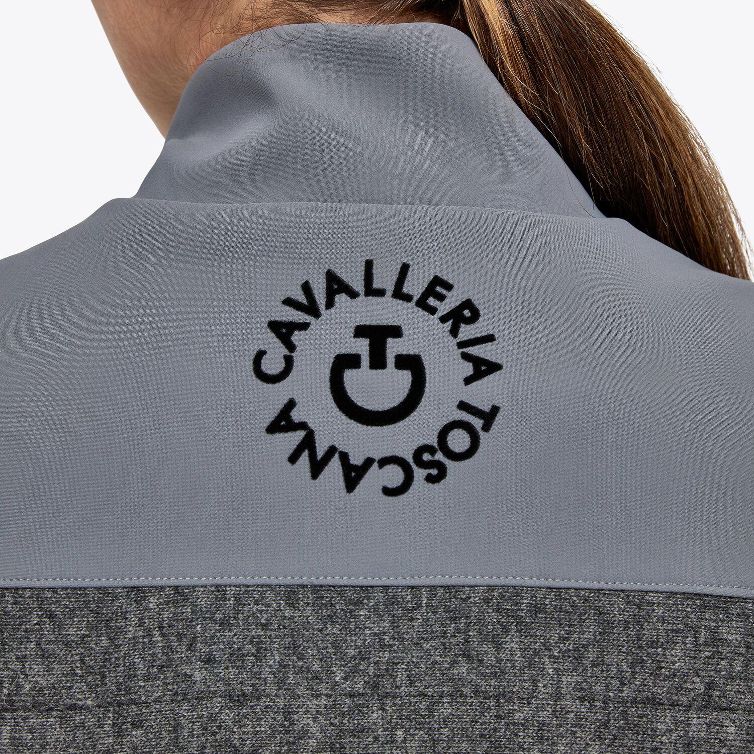 GIUBBINO DONNA TRAPUNTATO IN LANA E JERSEY CAVALLERIA TOSCANA 29CT-MAD120LY001 8980GREY CAVALLERIA TOSCANA 